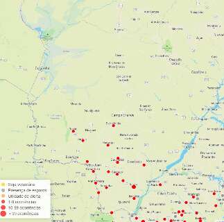 Casos disparam em janeiro e ferrugem asi&aacute;tica na soja chega a 55 registros em MS
