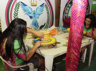 Entre penas e samba, Vila Carvalho transforma desfile em alerta ambiental