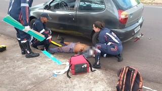 Motociclista de 61 anos morre ap&oacute;s ser atingido por ve&iacute;culo na contram&atilde;o