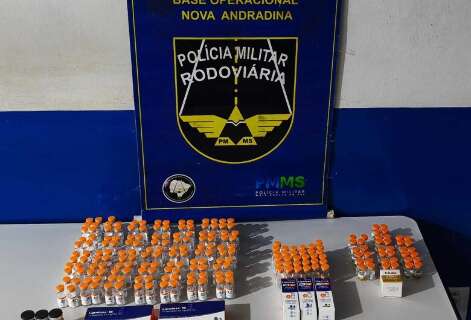 Mala com emagrecedores e anabolizantes &eacute; interceptada em &ocirc;nibus