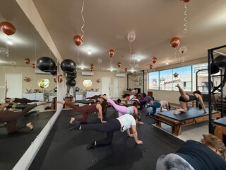 Rhandra trocou festa de anivers&aacute;rio por aul&atilde;o de pilates com amigas