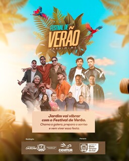 Festival de Ver&atilde;o transforma Jardim em destino certo para curtir 