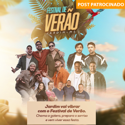 Festival de Verão transforma Jardim em destino certo para curtir 