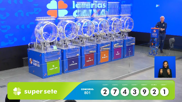 Veja as dezenas sorteadas hoje na Lotomania, Quina, Super Sete e mais