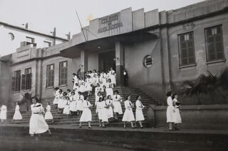 Hist&oacute;rico, pr&eacute;dio rosa vai mudar de cor nos 100 anos da Auxiliadora