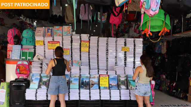 Mateplas lota com oferta imperd&iacute;vel: 4 cadernos 10 mat&eacute;rias por R$ 40,00
