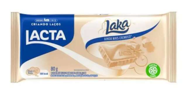 Anvisa manda recolher chocolate branco Laka por falha na rotulagem