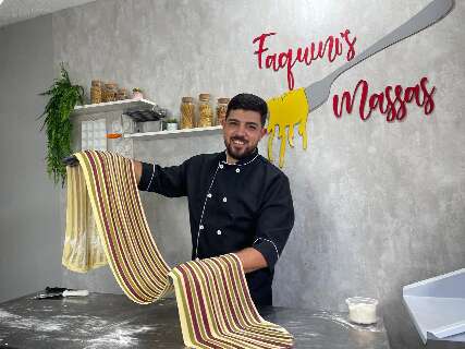 Hallan deixou oficina para apostar em massas artesanais saborizadas