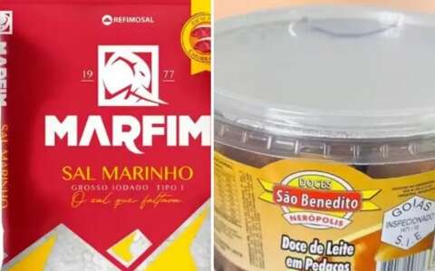 Anvisa suspende sal com excesso de iodo e doce de leite sem dados de conservante