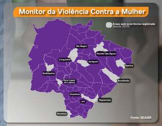 Em MS, 12 munic&iacute;pios est&atilde;o h&aacute; quase uma d&eacute;cada sem registrar feminic&iacute;dio