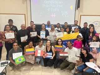 Curso gratuito para imigrantes atinge maior n&uacute;mero de formados na UEMS