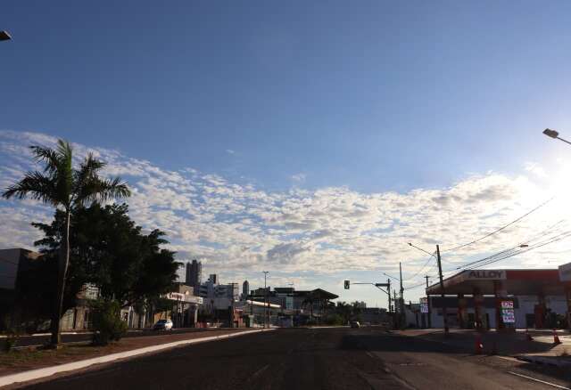 Domingo ser&aacute; de calor, ventos fortes e risco de tempestades em MS