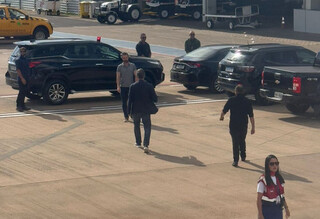 PGR &eacute; recebido por escolta na Capital e segue para a fronteira