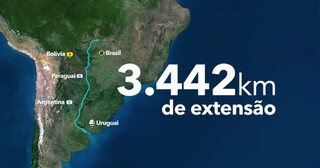 Impasse com dois vizinhos p&otilde;e em risco leil&atilde;o da Hidrovia do Rio Paraguai