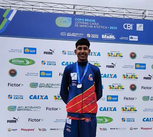 Atleta de MS conquista 2&ordf; coloca&ccedil;&atilde;o em campeonato nacional de marcha atl&eacute;tica
