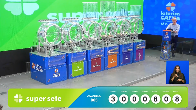 Veja as dezenas sorteadas hoje na Lotomania, Quina, Super Sete e mais