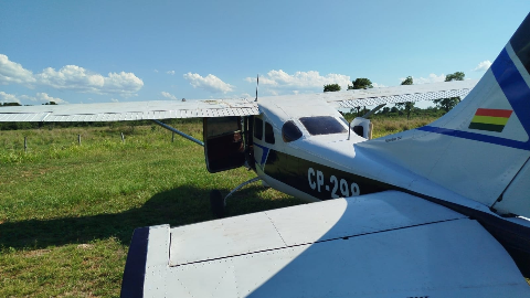 Aeronave carregada de entorpecentes pousa em fazenda na fronteira