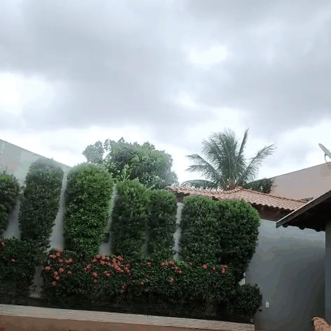 Chuva chega a Campo Grande acompanhada de rajadas de vento