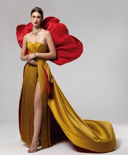 Inspirada no pau-brasil, Beca leva pe&ccedil;a de MS para desfile em Londres