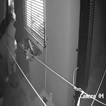 Ladr&atilde;o invade casa pela segunda vez e foge empurrando m&aacute;quina de lavar