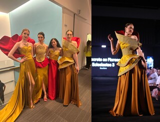 Inspirada no pau-brasil, Beca leva pe&ccedil;a de MS para desfile em Londres