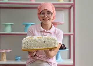 Na febre das fatias, bolo pudim vira obsess&atilde;o na doceria de Kamila