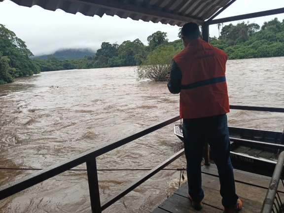 Ap&oacute;s chuvas, Rio Aquidauana registra alta de 4 cent&iacute;metros em 24 horas