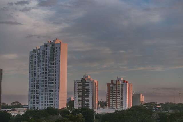Term&ocirc;metros podem chegar a 34&deg;C em MS com previs&atilde;o de pancadas de chuva &agrave; tarde