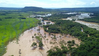 Ap&oacute;s 5 dias do fim dos temporais, &aacute;gua ainda n&atilde;o baixou totalmente em Rio Negro