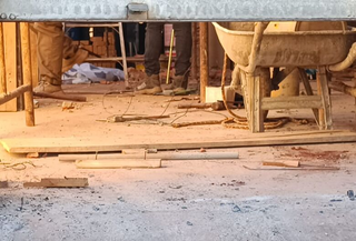 Homem morre ap&oacute;s cair de andaime em obra residencial