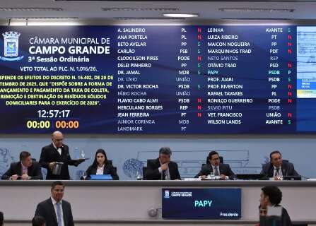 C&acirc;mara mant&eacute;m veto e taxa do lixo segue sendo cobrada em Campo Grande