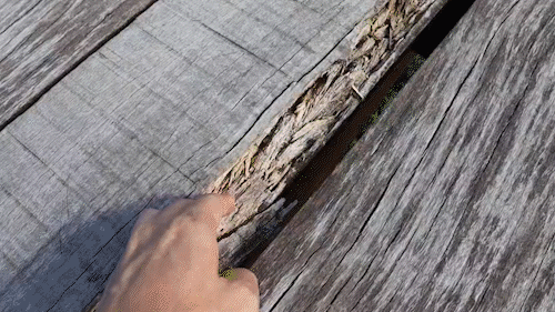 Ap&oacute;s queda de idoso, moradores tapam buraco em ponte do Parque do S&oacute;ter