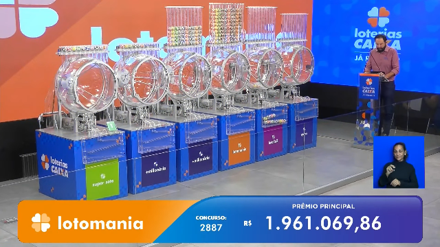 Veja as dezenas sorteadas hoje na Dupla Sena, Lotomania, Quina e mais
