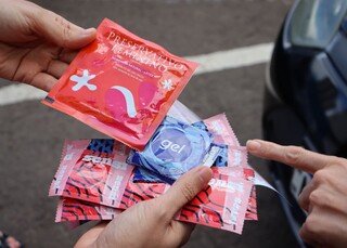 Novidade, 170 mil camisinhas com textura e mais sensibilidade s&atilde;o distribu&iacute;das