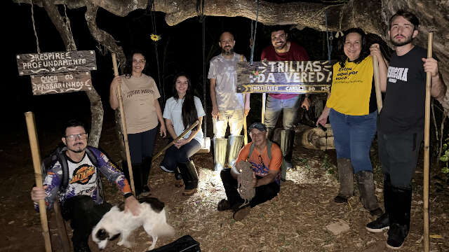 Na lua cheia, trilha noturna desafia aventureiros em Campo Grande