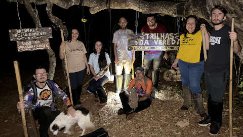 Na lua cheia, trilha noturna desafia aventureiros em Campo Grande