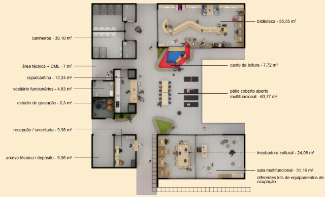 Governo abre licita&ccedil;&atilde;o para construir Centros de Cultura em quatro cidades