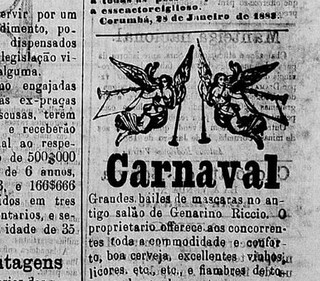 Folia de Corumbá já era movimento de diversão e contestação em 1880 Folia de Corumbá já era movimento de diversão e contestação em 1880