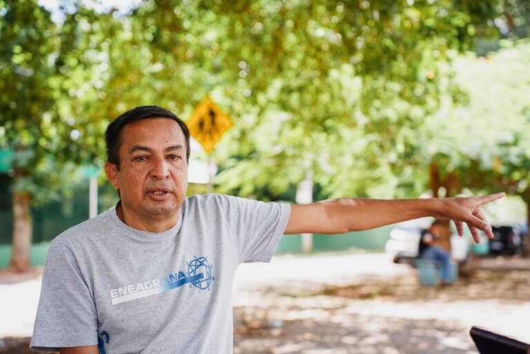 Morador Jorge Coronel.