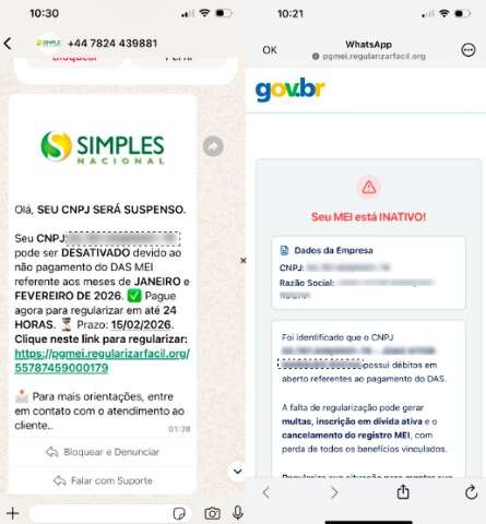 Criminosos usam site falso do Governo Federal para aplicar golpes em MEIs