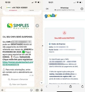 Criminosos usam site falso do Governo Federal para aplicar golpes em MEIs