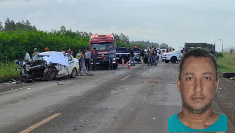 Motorista paulista morre em colis&atilde;o frontal com carreta na fronteira