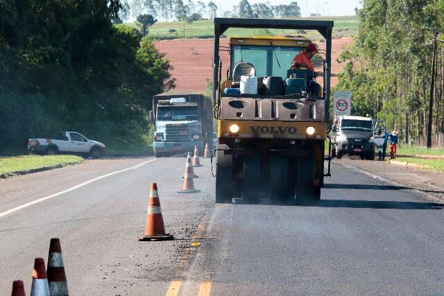 Interven&ccedil;&otilde;es na BR-163 exigem paci&ecirc;ncia de motoristas e aten&ccedil;&atilde;o &agrave; sinaliza&ccedil;&atilde;o