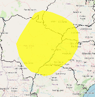 Capital e mais 64 cidades de MS est&atilde;o sob alerta de tempestade