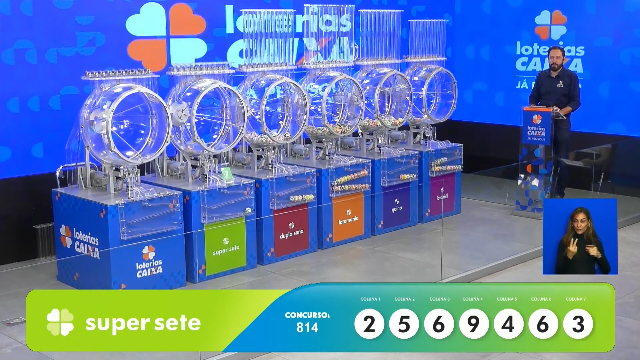 Veja as dezenas sorteadas hoje na Lotomania, Quina, Super Sete e mais