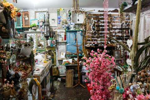 Criatividade de artes&atilde; mant&eacute;m loja com tudo dentro aberta h&aacute; 26 anos
