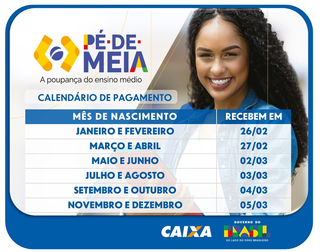 Começa pagamento do Pé-de-Meia para concluintes do Ensino Médio e quem fez Enem Começa pagamento do Pé-de-Meia para concluintes do Ensino Médio e quem fez Enem
