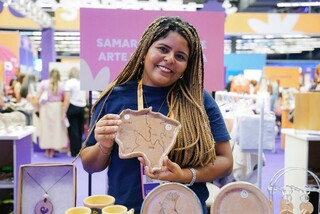 Samara faz arte em cer&acirc;mica para ningu&eacute;m esquecer o que tem em MS 