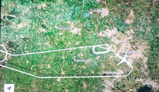 No retorno da praia, grupo de MS passa por susto com pe&ccedil;a danificada em avi&atilde;o