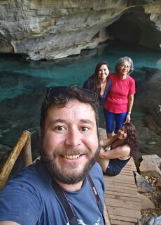 Irmãos levam mãe para celebrar 70 anos entre grutas e Pantanal baiano Irmãos levam mãe para celebrar 70 anos entre grutas e Pantanal baiano